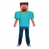 Minecraft Steve Barn Maskeraddräkt - Large