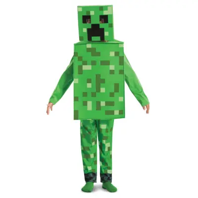 Minecraft Utklädning Creeper M 7-8 år - Minecraft -  Leksaksaffären
