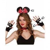 Minnie Mouse Inspirerad kostymset - 3 delar