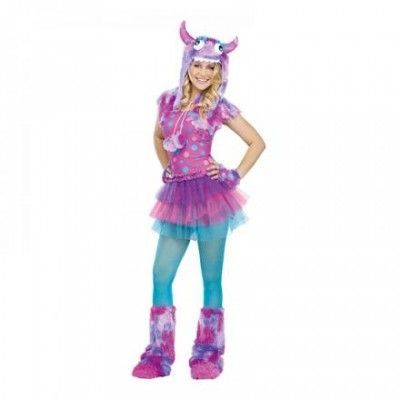 Monsterklänning Teen Maskeraddräkt - One size