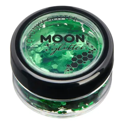 Moon Creations Classic Chunky Glitter - Grön