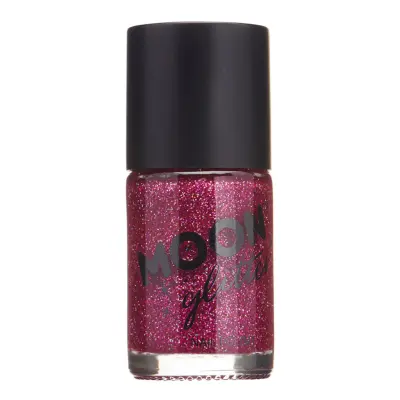 Moon Creations Glitter Nagellack - Fuchsia