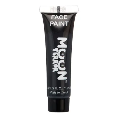 Moon Creations Halloween Ansikts-&Kroppsfärg - Midnight Black