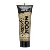 Moon Creations Holografiskt Glitter Hårgel - Guld