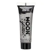 Moon Creations Holographic Glitter Hair Gel - Silver
