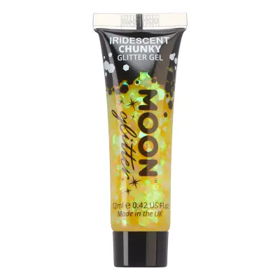Moon Creations Iridescent Chunky Glitter Gel - Gul