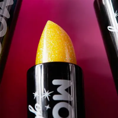 Moon Creations Iridescent Glitter Lipstick - Gul