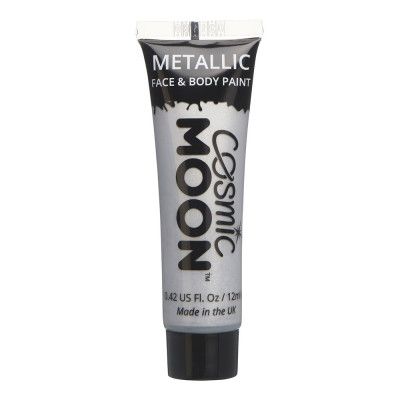 Moon Creations Metallic Ansikts-&Kroppsfärg - Silver