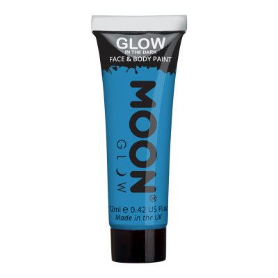 Moon Creations Självlysande Ansikts-&Kroppsfärg - Blå
