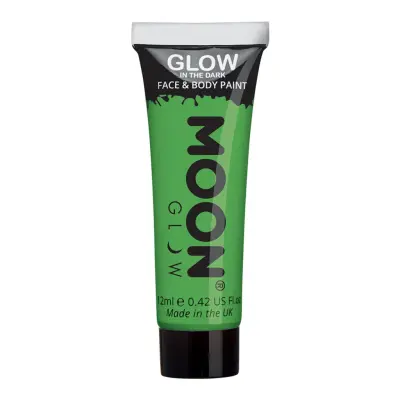 Moon Creations Självlysande Ansikts-&Kroppsfärg - Grön