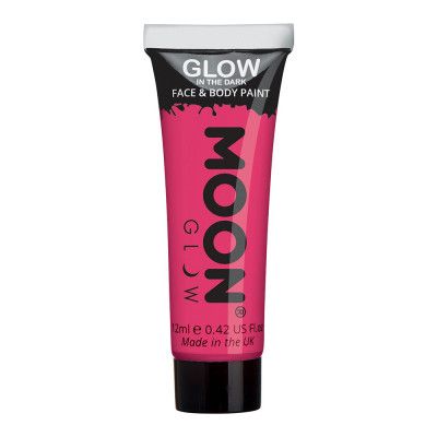 Moon Creations Självlysande Ansikts-&Kroppsfärg - Rosa