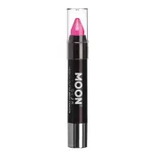 Moon Creations UV Neon Glitter Kroppskrita - Mörkrosa