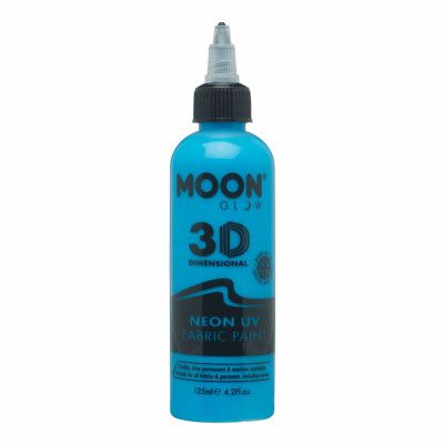Moon Creations UV Neon Textilfärg - 125 ml Blå