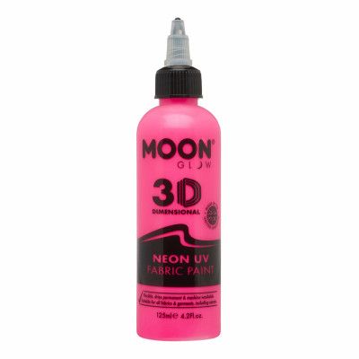 Moon Creations UV Neon Textilfärg - 125 ml Rosa