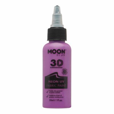 Moon Creations UV Neon Textilfärg - 30 ml Lila