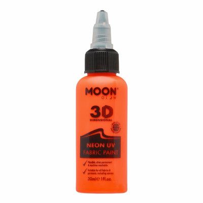 Moon Creations UV Neon Textilfärg - 30 ml Orange