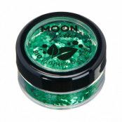 Moon glitter bio chunky, 3g Grön