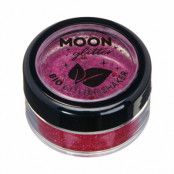 Moon glitter bio finkornigt shakers, 5g Mörkrosa