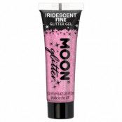 Moon glittergel i tub, iriserande 12ml Rosa