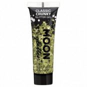 Moon kroppsglitter i gel, chunky 12 ml Guld