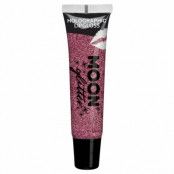 Moon läppglans, rosa med glitter 15 ml