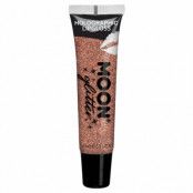 Moon läppglans, roséguld med glitter 15 ml