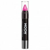 Moon UV-Sminkkritor, magenta neon med glitter 3,5 g