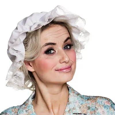 Mormorshatt Vit - One size