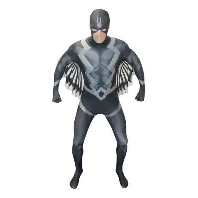 Black Bolt Deluxe Morphsuit Maskeraddräkt - Medium