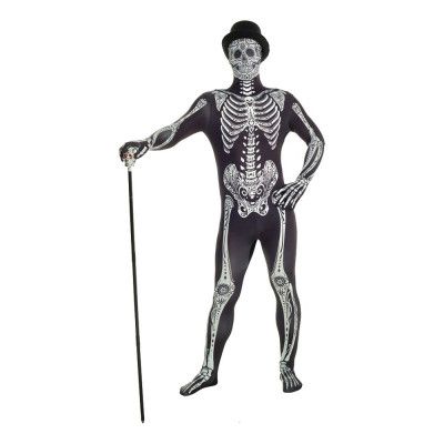 Day of the Dead Morphsuit Maskeraddräkt - X-Large