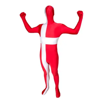 Morphsuit Dansk Flagga - X-Large