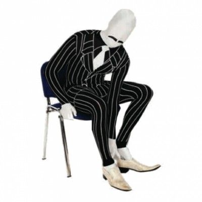 Morphsuit Gangster Maskeraddräkt - Large