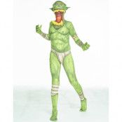Morphsuit Green Orc Jaw Dropper Barnkostym