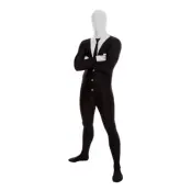 Morphsuit Slenderman Maskeraddräkt - Large