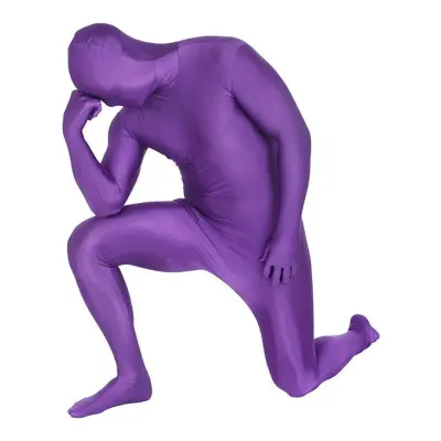 Morphsuit Lila Maskeraddräkt - Large