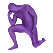 Morphsuit Lila Maskeraddräkt - Medium