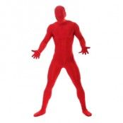 Morphsuit Röd Maskeraddräkt - Medium