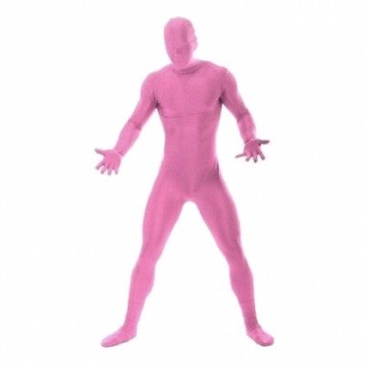 Morphsuit Rosa Maskeraddräkt - Large