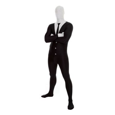 Morphsuit Slenderman Maskeraddräkt - XX-Large