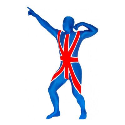 Morphsuit Storbritannien Maskeraddräkt - X-Large