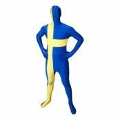 Morphsuit Sverigeflagga Maskeraddräkt