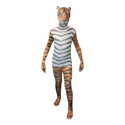 Morphsuit Tiger Maskeraddräkt - Large
