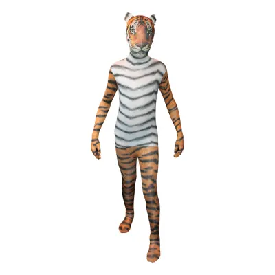 Morphsuit Tiger Maskeraddräkt - X-Large