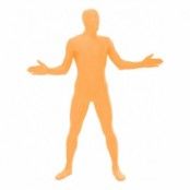 Morphsuit UV-Orange Maskeraddräkt - Large