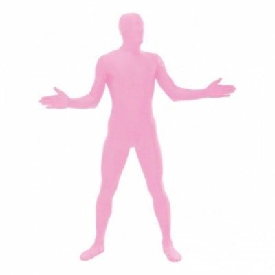 Morphsuit UV-Rosa Maskeraddräkt