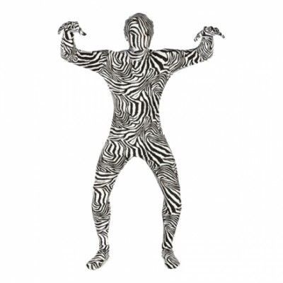 Morphsuit Zebra Maskeraddräkt