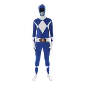 Power Ranger Blå Morphsuit - Large