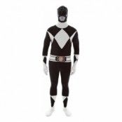 Power Ranger Svart Morphsuit - Large