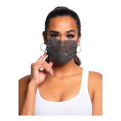 Munskyddsöverdrag Harlow Strass Svart - One size