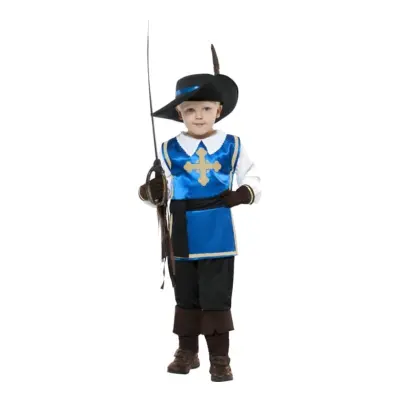 Musketör Barn Maskeraddräkt - Small